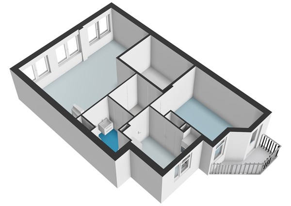 Floor plan - Heemstedestraat 7-3, 1059 CX Amsterdam 